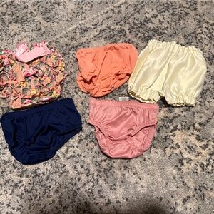 Unbranded Colorful Kids Bloomers Set Size 6-12mo (5 pairs)